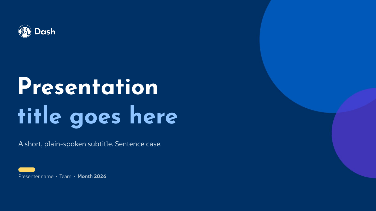 Title slide