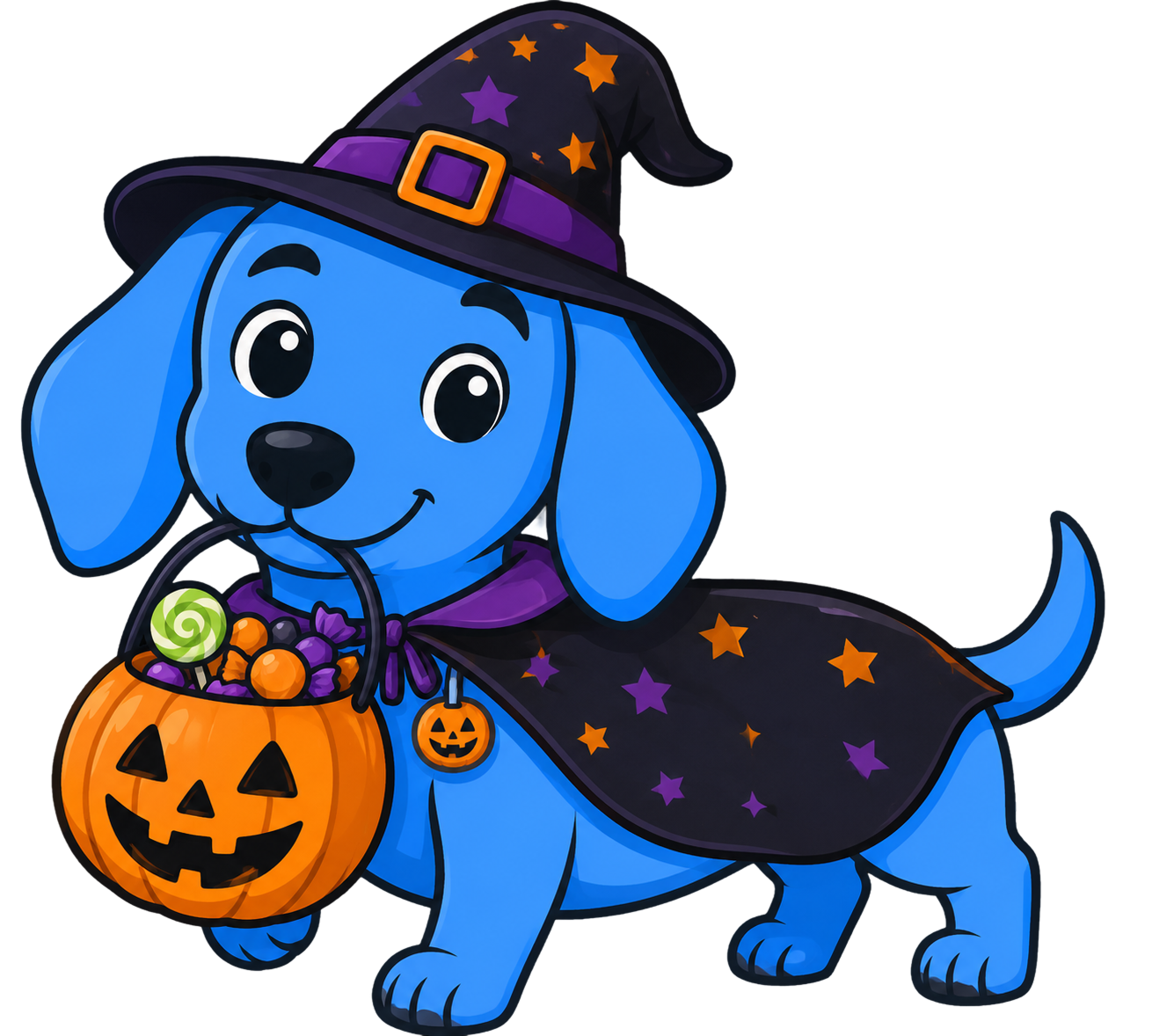 Dash in a Halloween costume