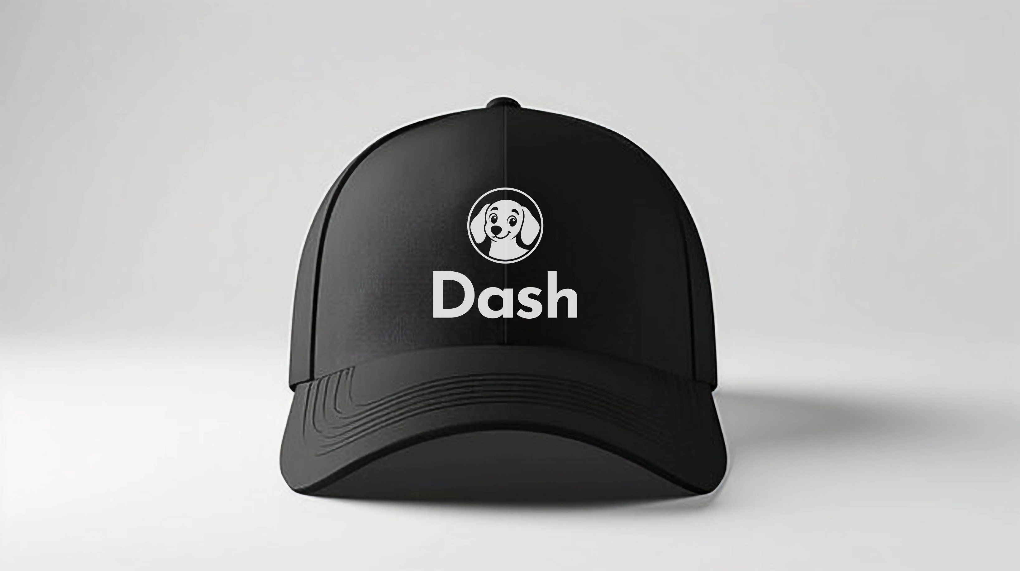 Black cap with logo