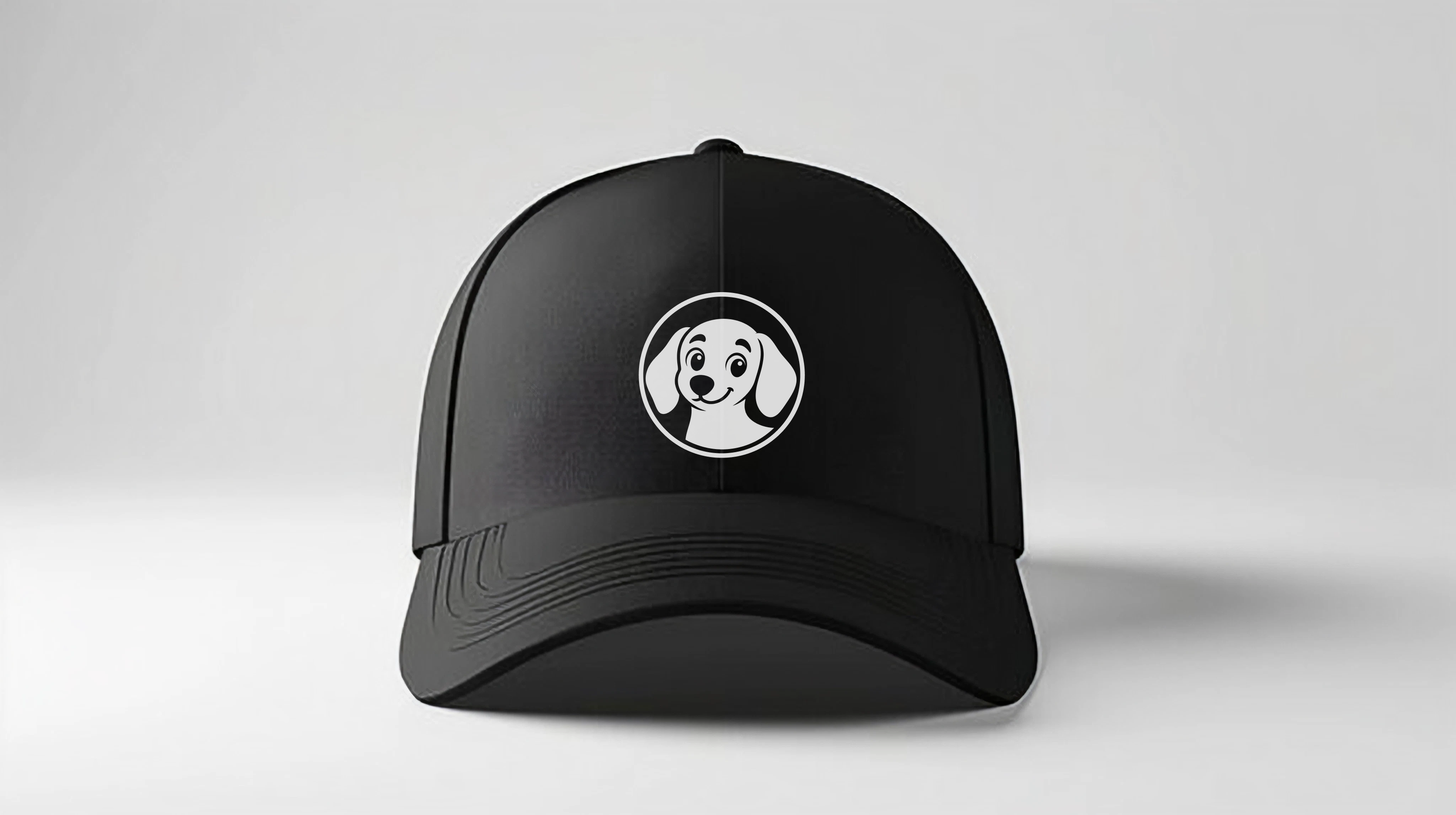 Black cap with logomark